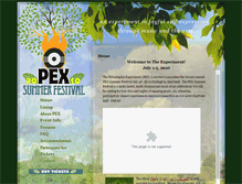 Tablet Screenshot of 2010.pexsummerfestival.com